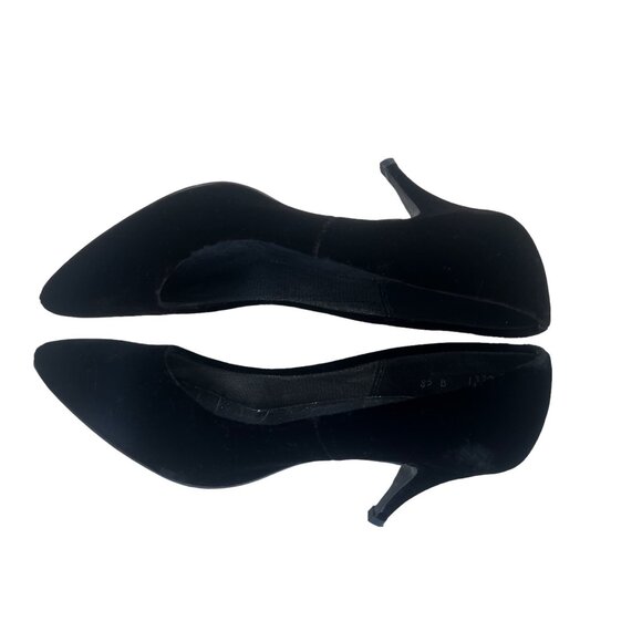 Colorful by Cin Cin Women’s 8.5 B Black Velvet 3” Heels Pumps Elegant  Heels - Picture 8 of 11